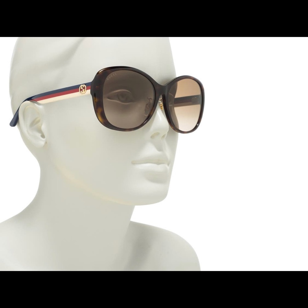 Brand New Gucci 59MM Oval Sunglasses